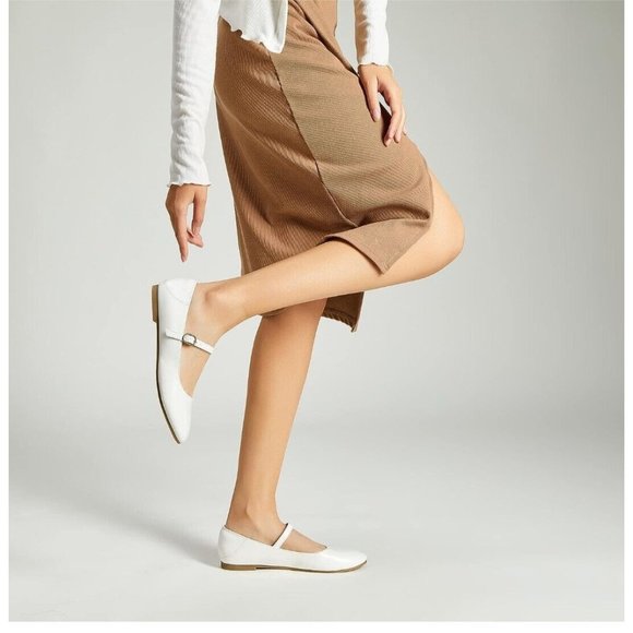 Trary Mary Jane Shoes Women, Womens Flats, Round Toe Flats Shoes Women... - Picture 6 of 10